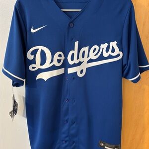 New Blue Clayton Kershaw Jersey - Size Small